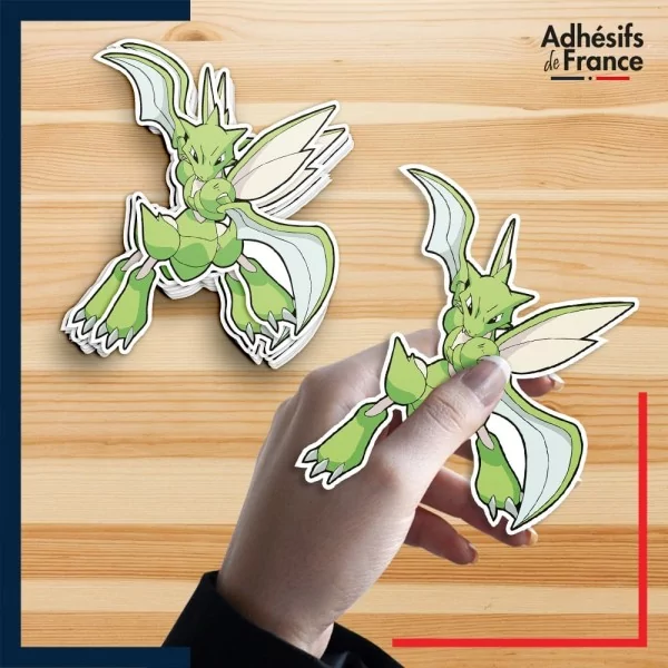 autocollant petit format Pokémon Insécateur