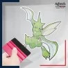 stickers sous film transfert Pokémon Insécateur
