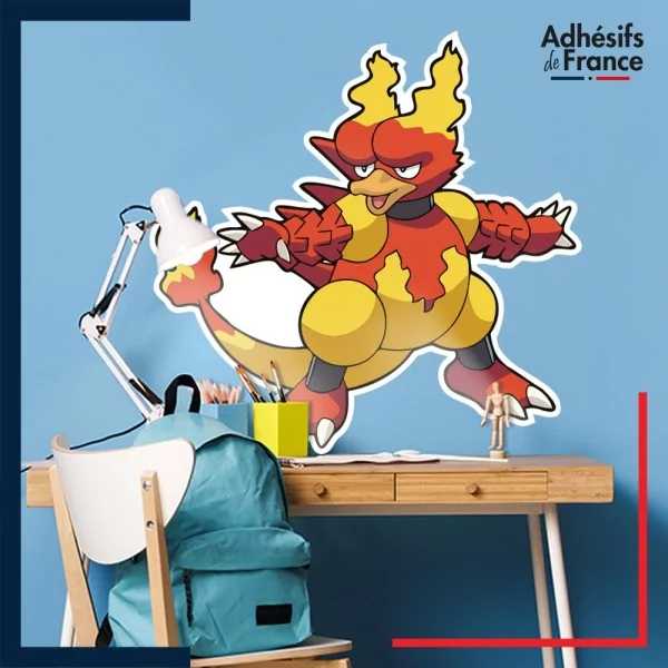 Adhésif grand format Pokémon Magmar
