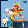 Adhésif grand format Pokémon Magmar