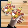 autocollant petit format Pokémon Magmar