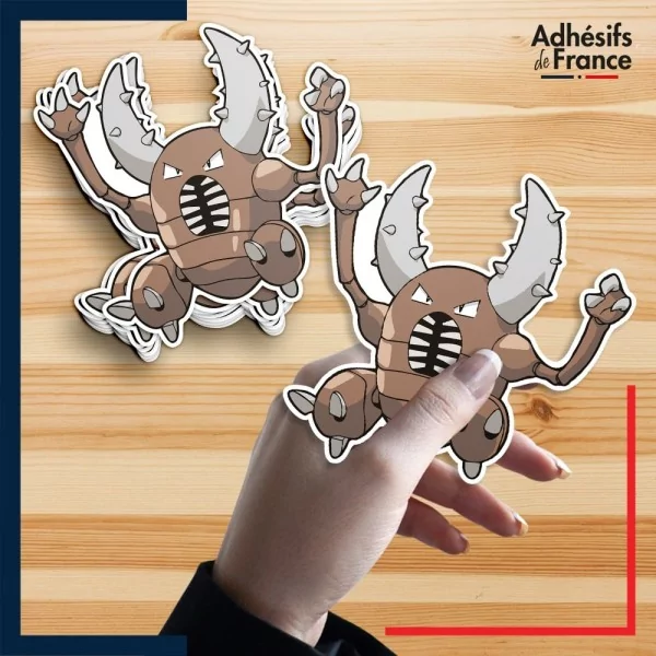 autocollant petit format Pokémon Scarabrute