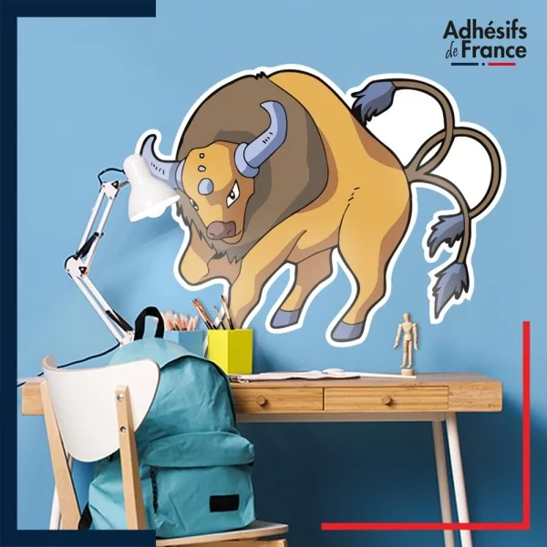 Adhésif grand format Pokémon Tauros