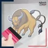 stickers sous film transfert Pokémon Tauros
