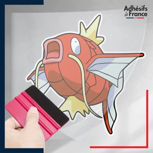 stickers sous film transfert Pokémon Magicarpe