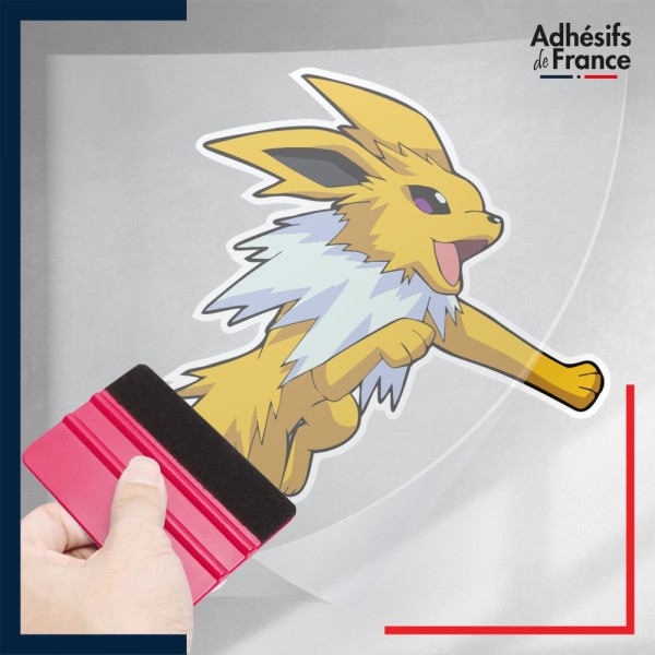 stickers sous film transfert Pokémon Voltali