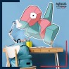 Adhésif grand format Pokémon Porygon