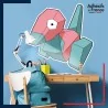 Adhésif grand format Pokémon Porygon