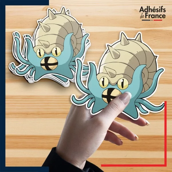 autocollant petit format Pokémon Amonistar