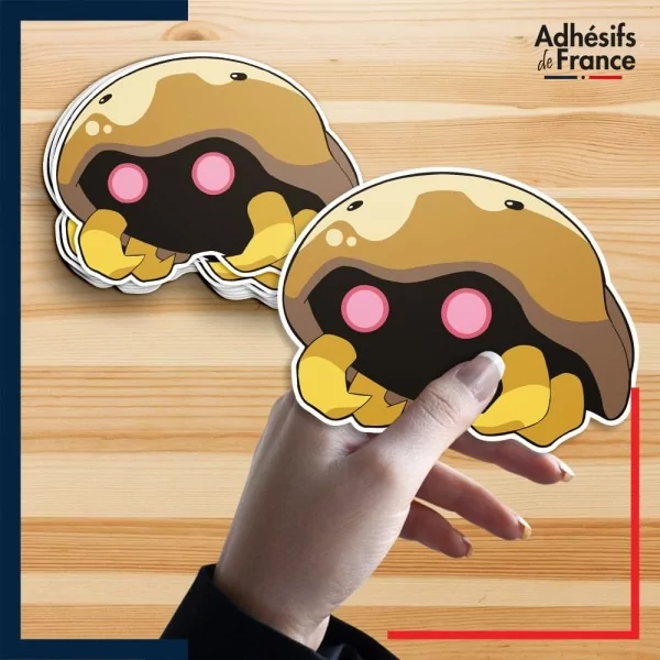 autocollant petit format Pokémon Kabuto
