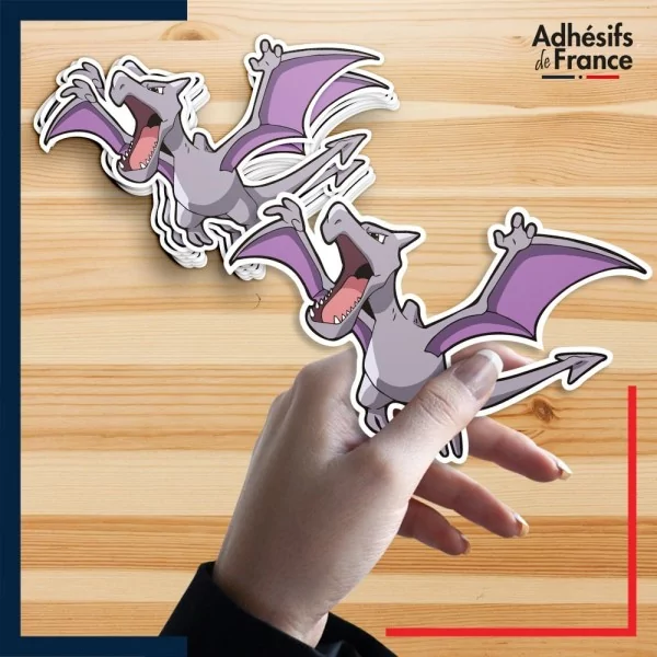 autocollant petit format Pokémon Ptéra