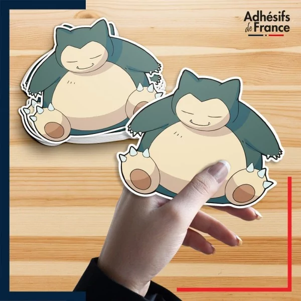 autocollant petit format Pokémon Ronflex