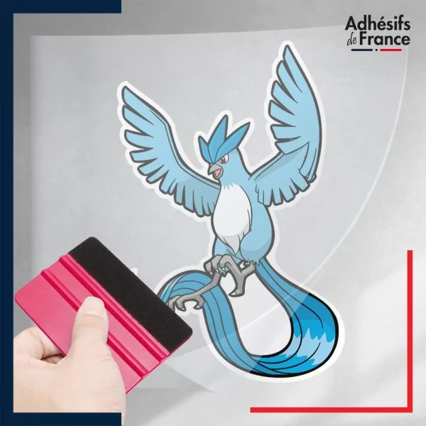 stickers sous film transfert Pokémon Artikodin