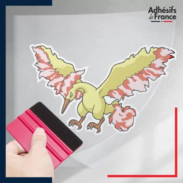 stickers sous film transfert Pokémon Sulfura