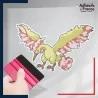 stickers sous film transfert Pokémon Sulfura