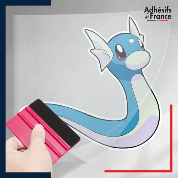 stickers sous film transfert Pokémon Minidraco