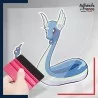 stickers sous film transfert Pokémon Draco