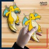 autocollant petit format Pokémon Dracolosse