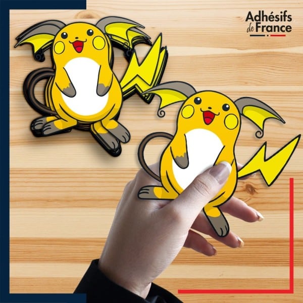 autocollant petit format Pokémon Raichu