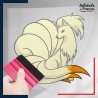 stickers sous film transfert Pokémon Feunard