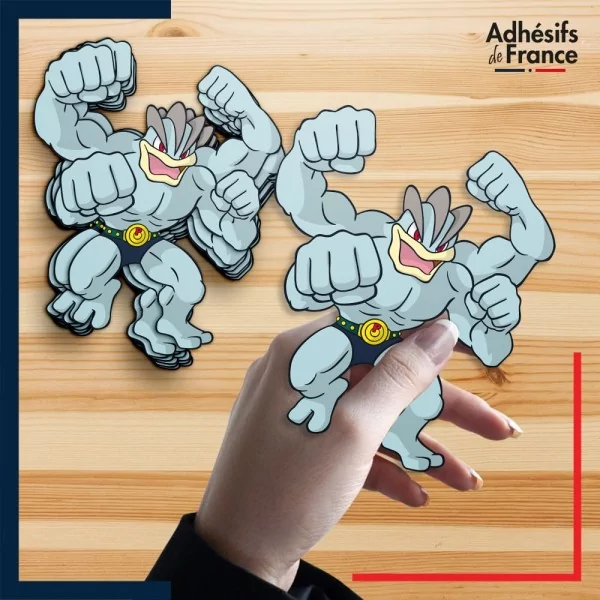 autocollant petit format Pokémon Mackogneur