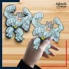 autocollant petit format Pokémon Mackogneur