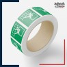 rouleau étiquettes norme iso 7010 Fenêtre de secours avec échelle de secours