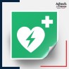 étiquettes adhésives norme iso 7010 Défibrillateur cardiaque automatique externe
