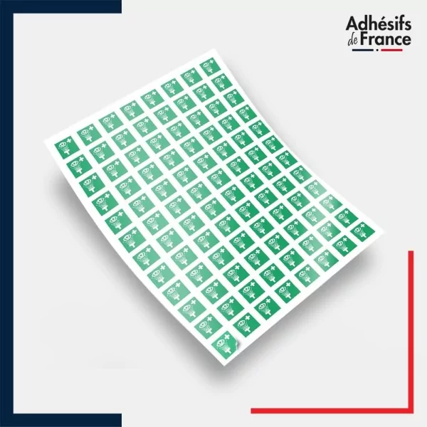 Planche de 96 pictogrammes norme iso 7010  rince œil