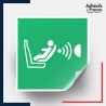 étiquettes adhésives norme iso 7010 système de détection d’un siège auto enfant