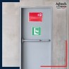 adhésif norme iso 7010 ouvrir la porte en poussant sur la gauche