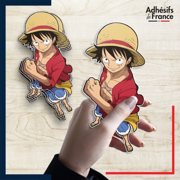 autocollant petit format One Piece - Luffy