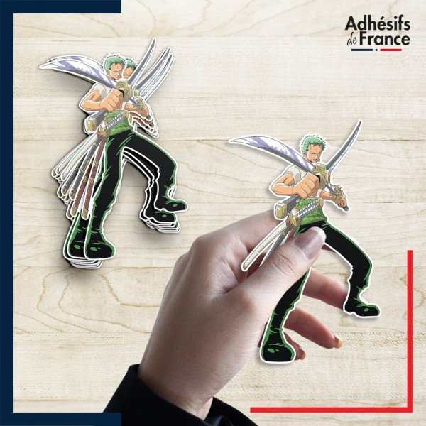 autocollant petit format One Piece - Roronoa Zoro