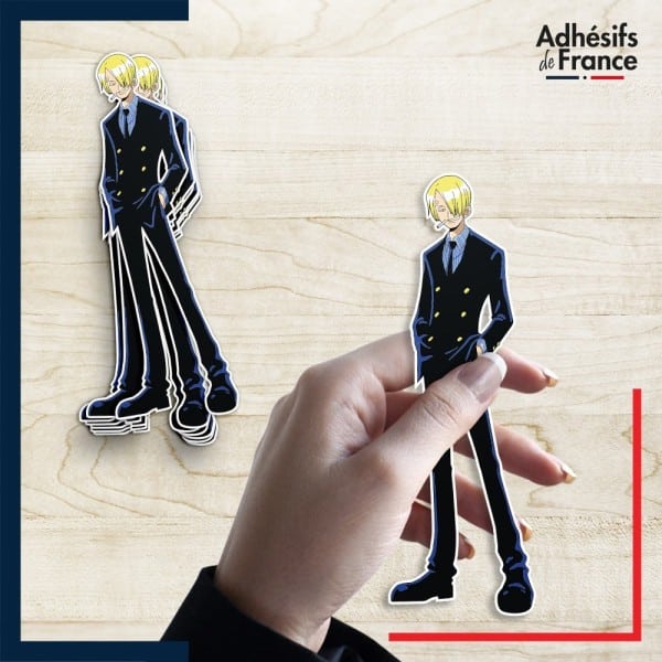 autocollant petit format One Piece - Sanji Vinsmoke