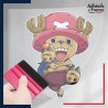 stickers sous film transfert One Piece - Tony Tony Chopper chapeau rose