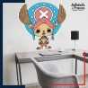 Adhésif grand format One Piece - Tony Tony Chopper chapeau bleu