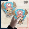 autocollant petit format One Piece - Tony Tony Chopper chapeau bleu