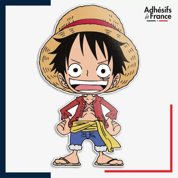 Sticker One Piece - Chibi Luffy