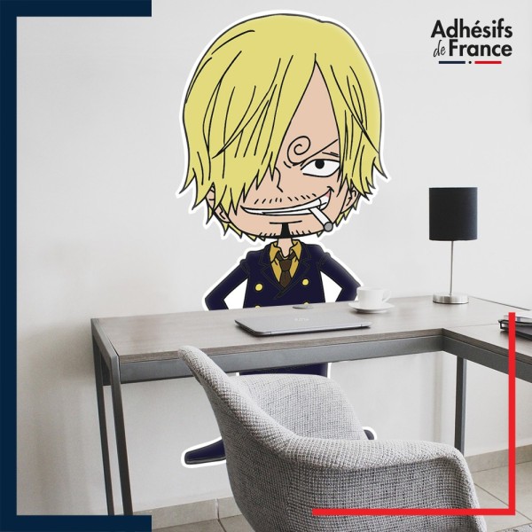 Adhésif grand format One Piece - Chibi Sanji Vinsmoke