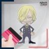 stickers sous film transfert One Piece - Chiibi Sanji Vinsmoke