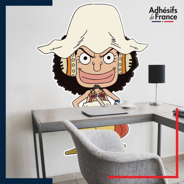 Adhésif grand format One Piece - Chibi Usopp