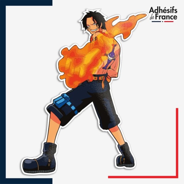 Sticker One Piece - Portgas D. Ace