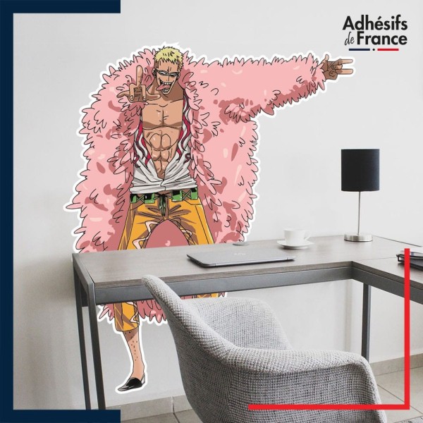 Adhésif grand format One Piece - Doflamingo