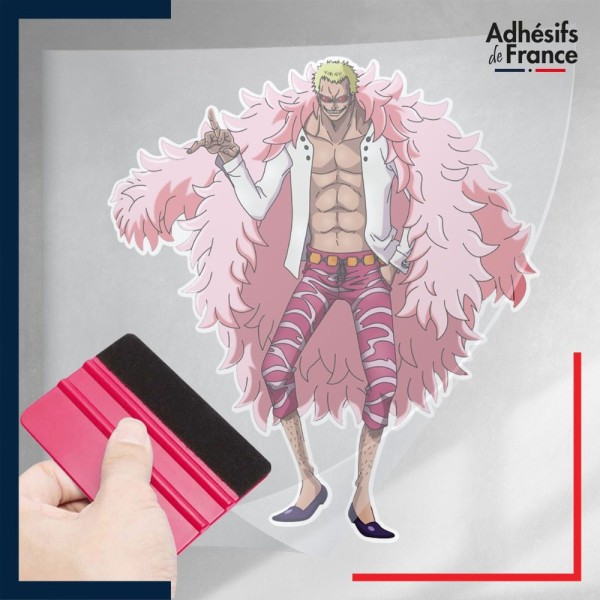 stickers sous film transfert One Piece - Don Quijote Doflamingo