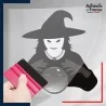 Adhésif Halloween sous film transfert Sorcière boule de cristal
