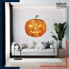 Autocollant ambiance Halloween Citrouille classique d'Halloween