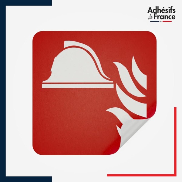 sticker autocollant Ensemble d'équipements de lutte contre l'incendie
