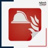 sticker autocollant Ensemble d'équipements de lutte contre l'incendie