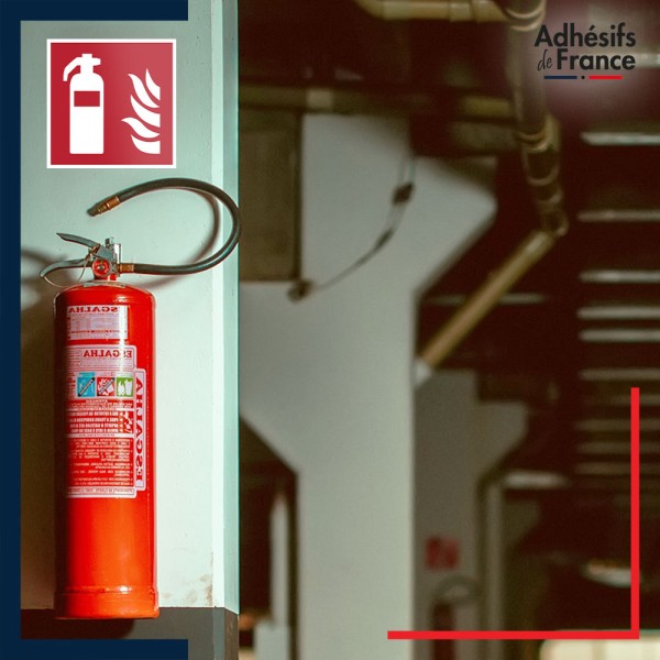 adhésif norme iso 7010 Extincteur incendie