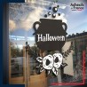 Sticker sur vitre Halloween Chaudron Halloween